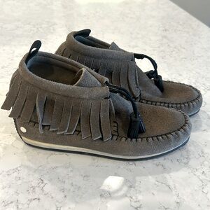 Rag & Bone grey suede moccasin tennis shoe